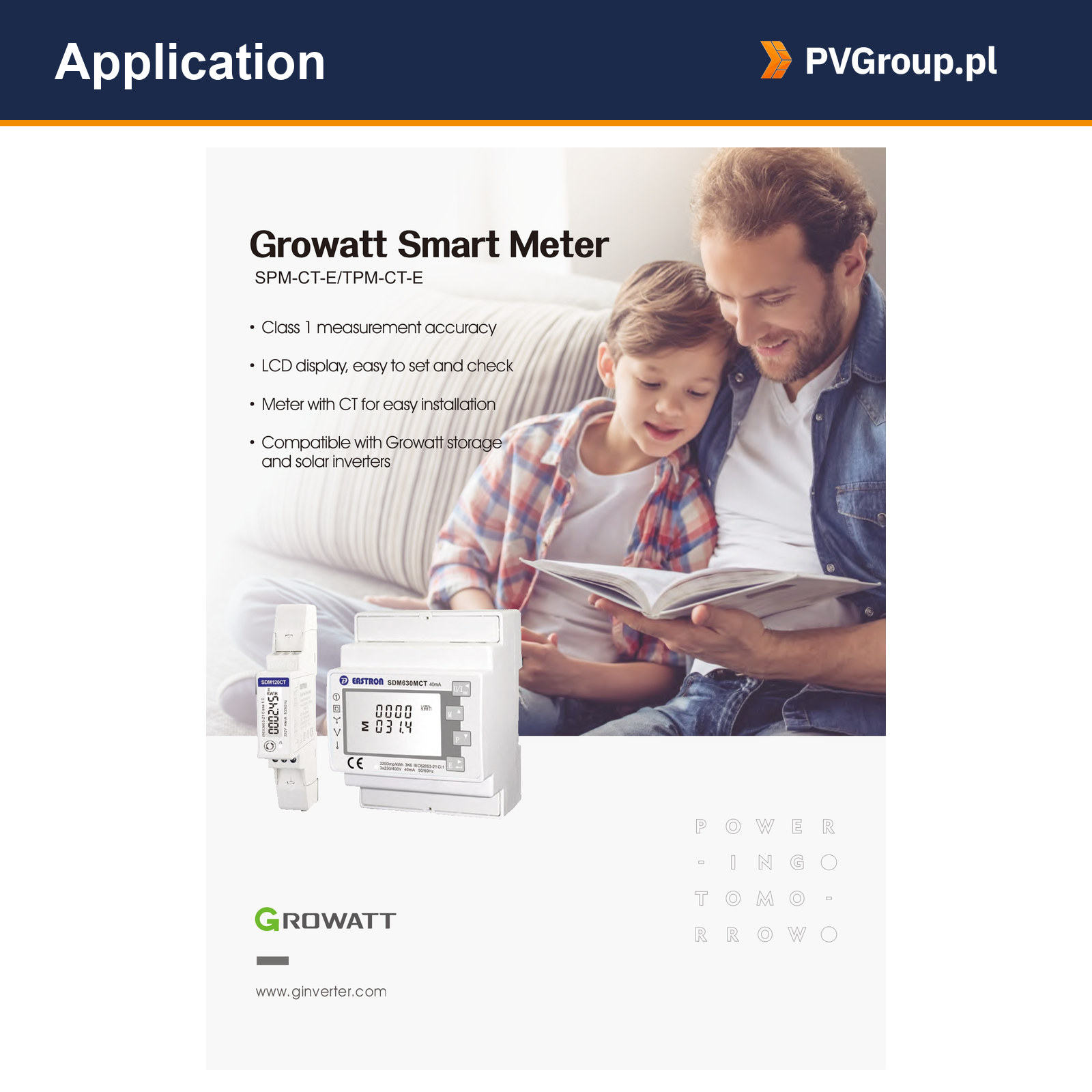 growatt 3 phase smart meter 05 lifestyle licznik trójfazowy Growatt GROWATT 3-Phase Smart Meter — lifestyle