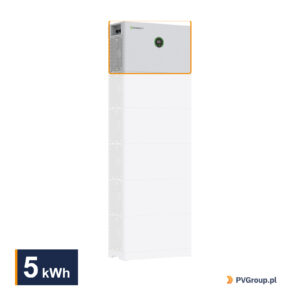 Growatt APX 5.0M-B3 — moduł master zaznaczony na szczycie stosu magazynu Growatt APX HV 2.0