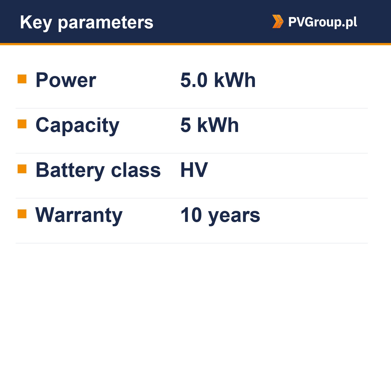 growatt axe 5 0h e1 magazyn energii 5 kwh keyparams Growatt AXE 5.0H-E1 Growatt AXE 5.0H-E1 – magazyn energii 5 kWh — kluczowe parametry