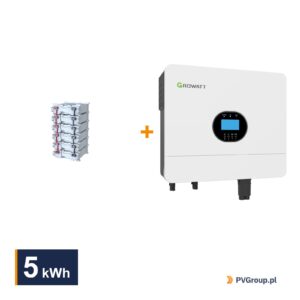 Growatt SPF 6000ES Plus + bateria HOPE 5 kWh – zestaw off-grid — zestaw: falownik + bateria