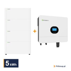 Growatt SPF 6000ES Plus + bateria ALP 5 kWh – zestaw off-grid — zestaw: falownik + bateria